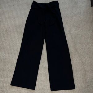 Black waist tie pants